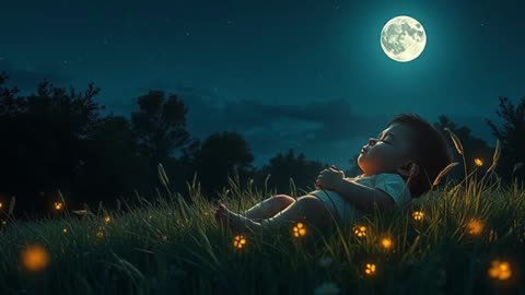 Sweet Summer Lullaby – A Calm Ambient Bedtime Song with Gentle Female Vocals for Peaceful Sleep