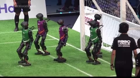 🤣🤖 Robot Soccer Chaos: Player Gets STRETCHERED OFF! | FunFM