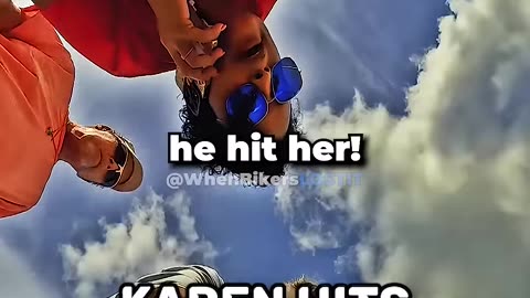Karen HITS Biker and Tries To BLAME Him! @hiagoF