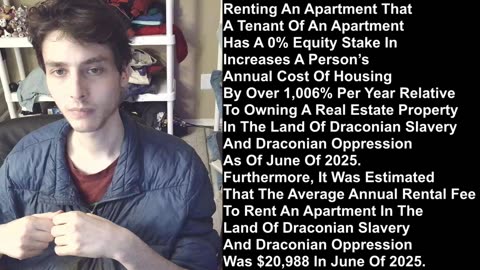 Outtake #3,180 Of Renting An Apartment Increases A Person’s Cost Of Housing By Over 1,006% Per Year