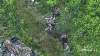 Ukrainian Troops Stuck in a Minefield