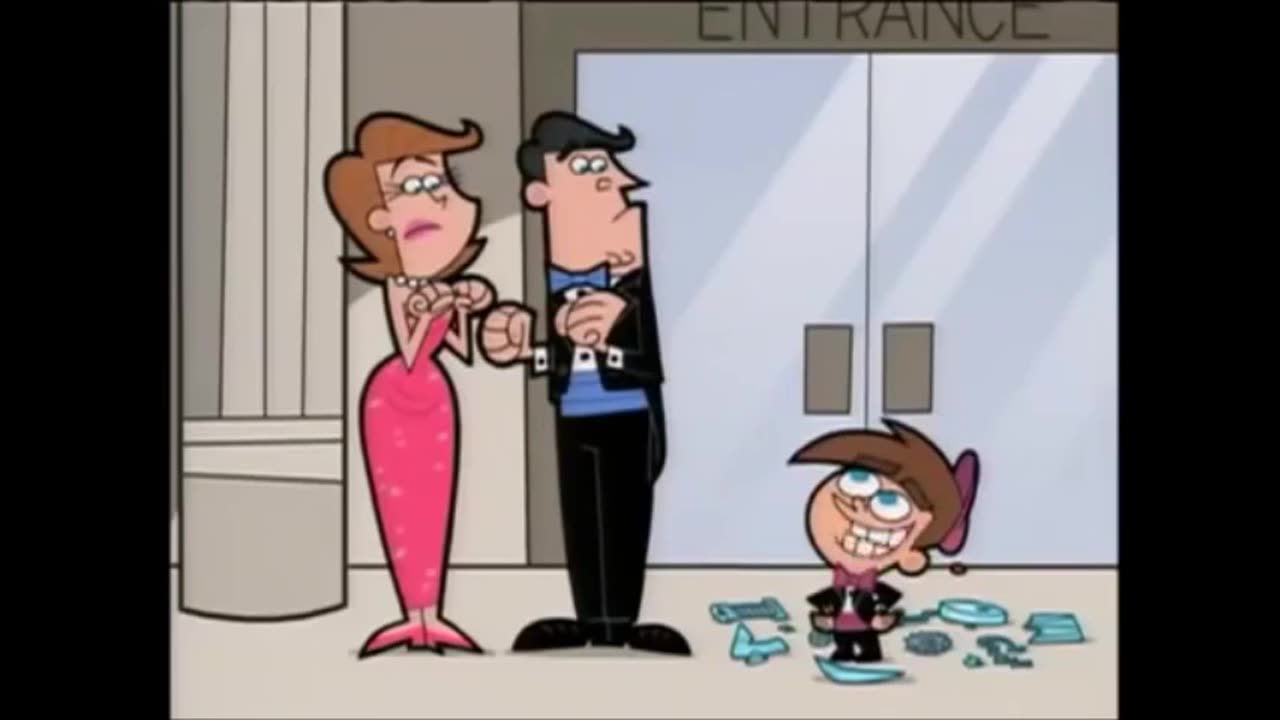 Fairly Odd Parents: Parent hood (Off-camera paddle spanking)