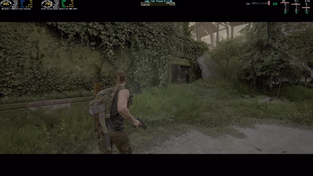 The Last of Us Part II Remastered 21:9 4k HDR PC Gameplay 9800x3d RTX 4080 Super