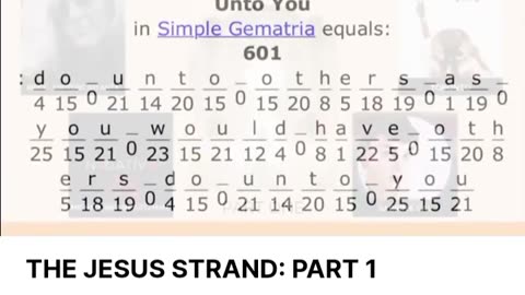 The Jesus strand: part 1