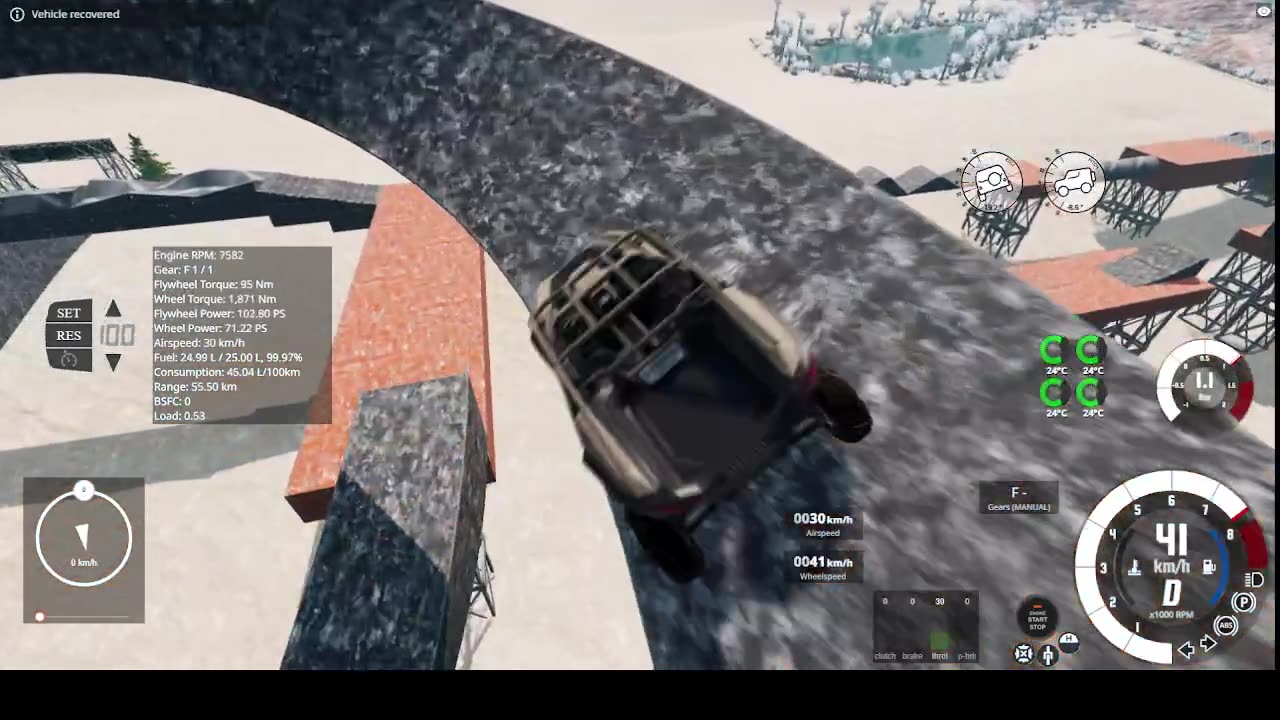 Testing new (Vice City, is that you?) map.