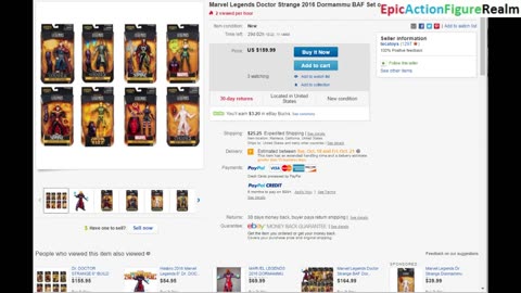 The 2016 eBay Listing Of The Marvel Legends Doctor Strange Action Figure Lot Revealed