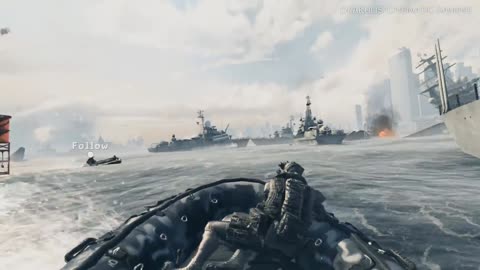 Russian Fleet Invasion of New York - Modern Warfare 3 - 2