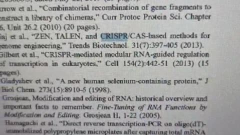 The Federal Register's decision to waive informed consent, as well as discussing the Crispr Technologies in the inoculation and Test Swabs
