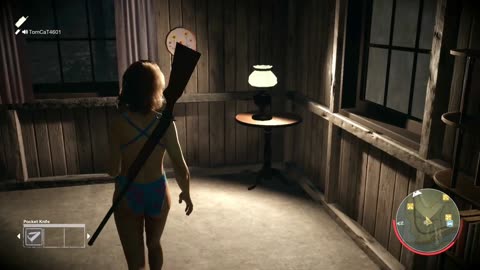 Friday the 13th the Video Game: A J Mason failing to escape Jason at Camp Crystal Lake