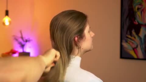 2. Soft Hair Brushing ASMR (No Talking)