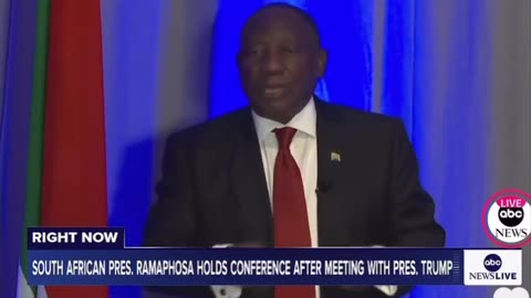 South African President Holds Press Conference After Meeting With President Trump