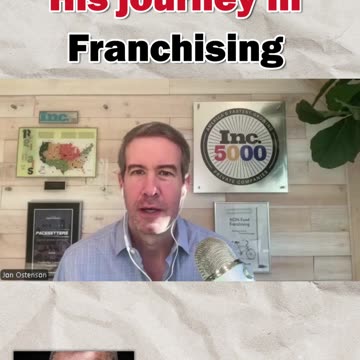His journey in Franchising