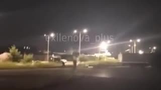 🎵💥 Ukraine Russia War | Russian Man Vibing Amid Drone Strike on Oil Depot | RCF