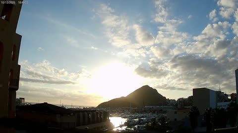 001 8X Time Lapsed Cabo San Lucas Sunrise Over the Marina 10-13-25 4K