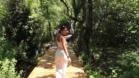 I visited KRKA WATERFALLS in Croatia BAREFOOT (Loser Ana Deleted YouTube Video)