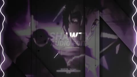 Anime edit music template