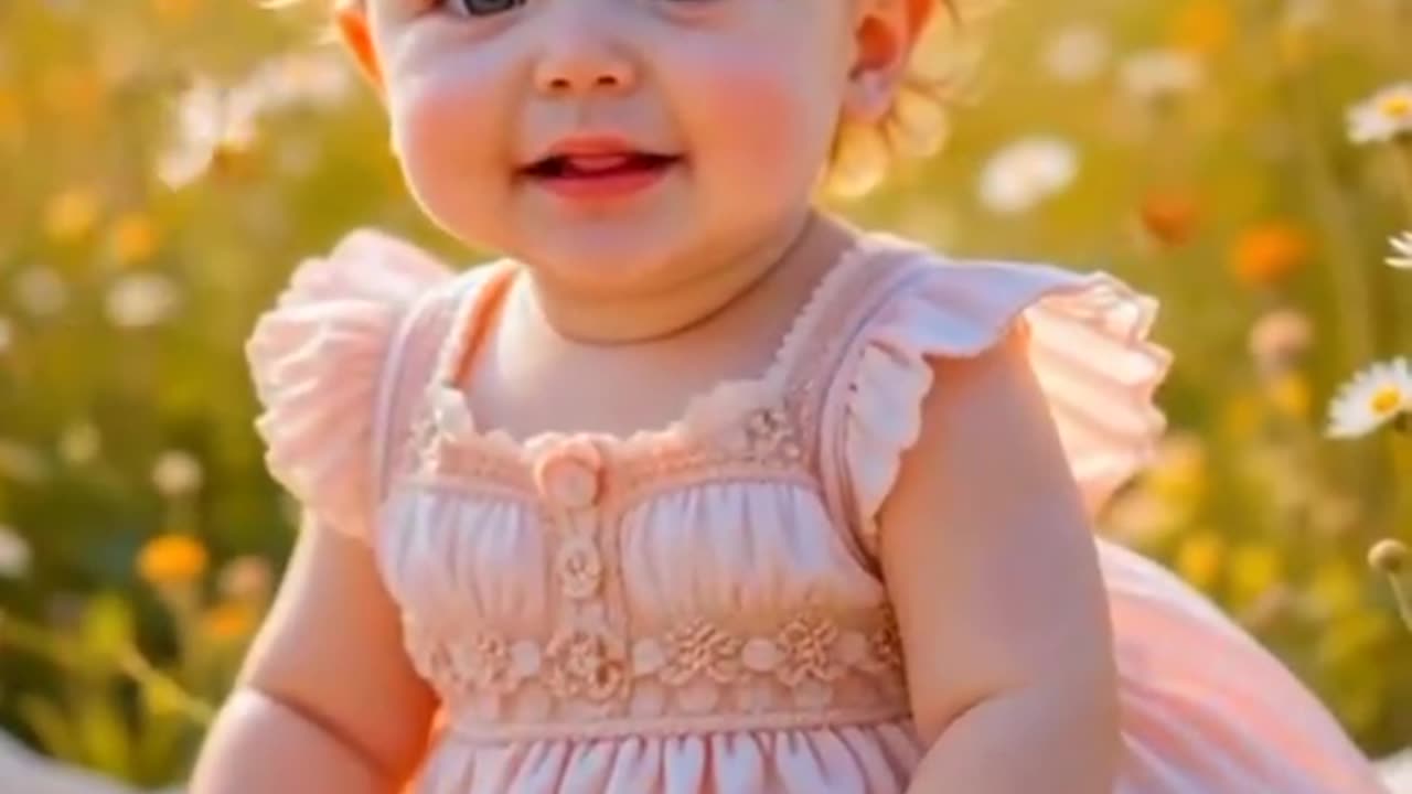 Cute baby papa