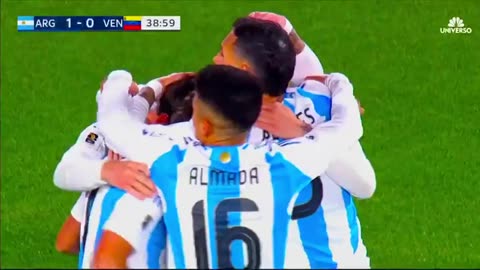 Argentina [1] – 0 Venezuela – Lionel Messi 39’