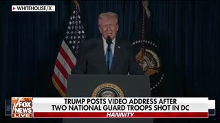President Trump addresses the nation following shooting of two National Guardsmen in DC