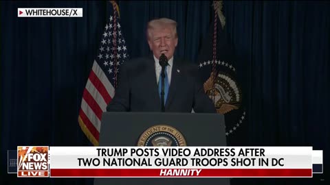 President Trump addresses the nation following shooting of two National Guardsmen in DC