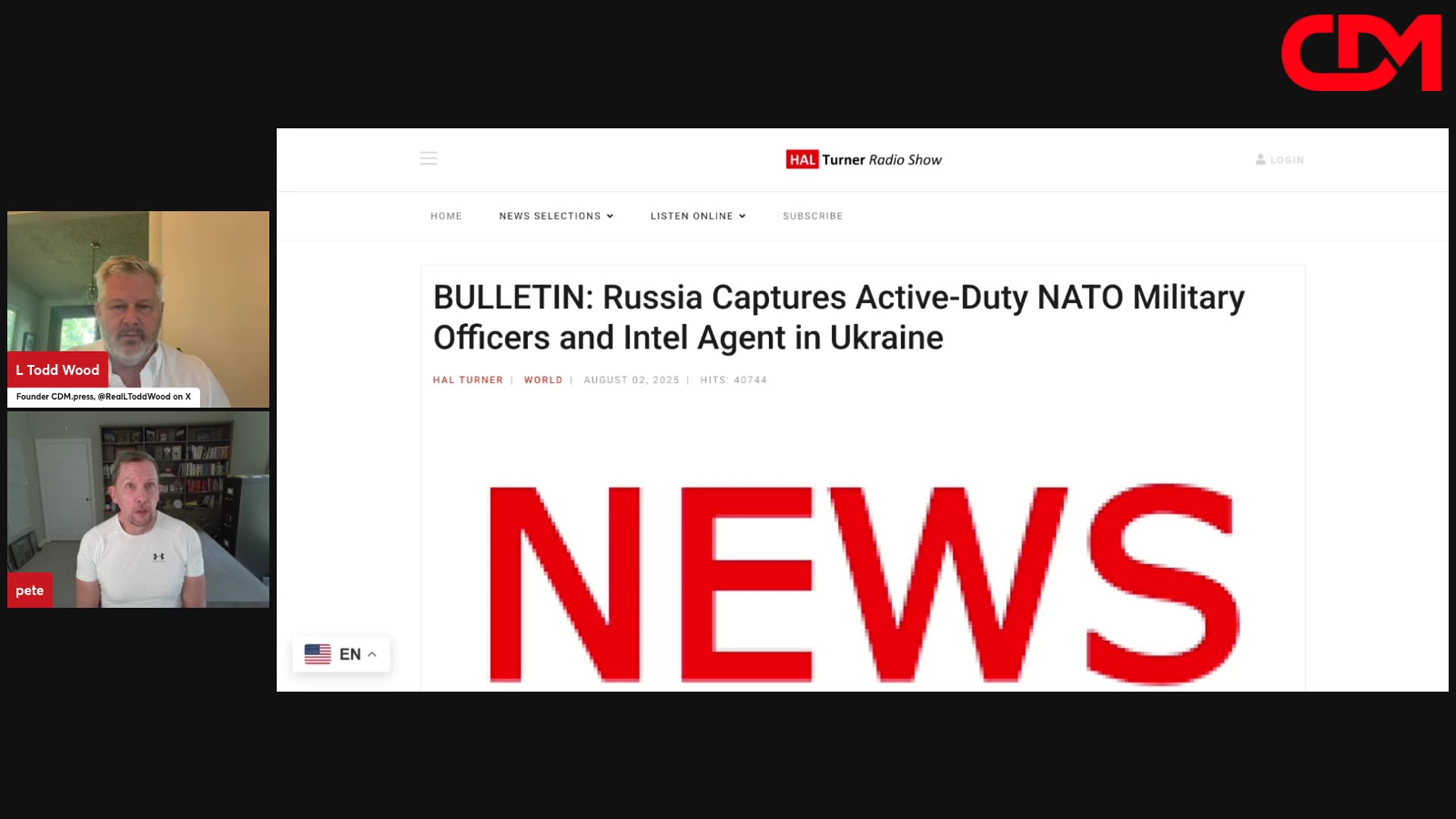 Ukraine SitRep - Pete Blaber - POTUS Getting False Info 8/5/25