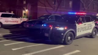 SWAT teams continue to arrive on Thayer Street in Providence as the manhunt