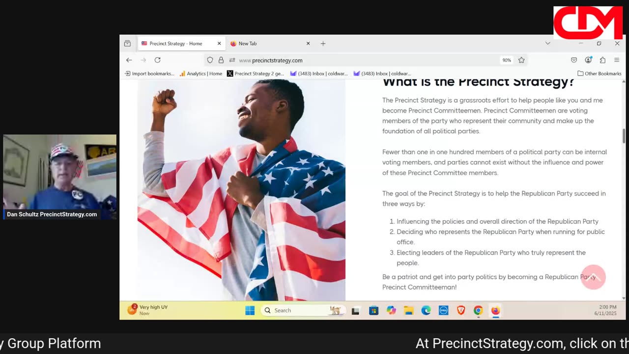 Precinct Strategy Call to Political Action No. 11. Muskify & Trumplify. Dan Schultz June 11 2025