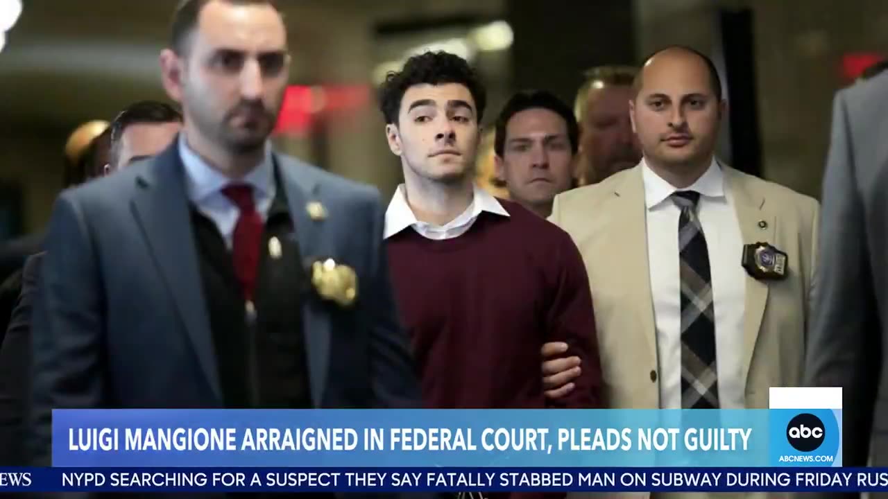 Luigi pleads not guilty in federal court