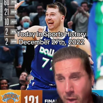 THE HISTORIC SPORTS MOMENT OF DECEMBER 27th, 2022