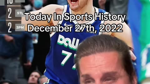 THE HISTORIC SPORTS MOMENT OF DECEMBER 27th, 2022