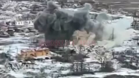 Ukrainian MiG-29MU1 struck concentration of Russian forces using AASM-250 HAMMER bombs,