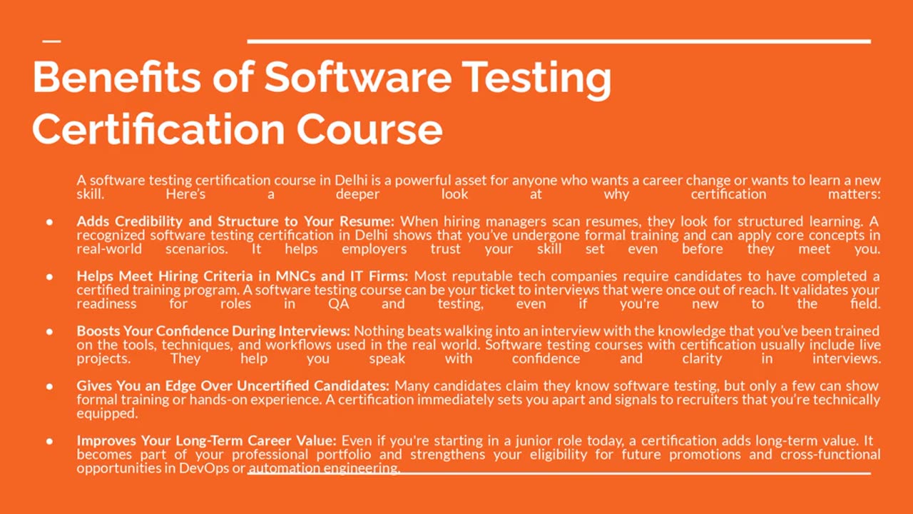 Why Software Testing Training with Placement a Career Move Today?