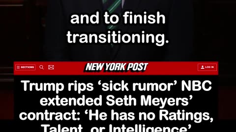 Trump Shreds Seth Meyers and NBC for Extending Contract: 'No Ratings, No Talent, No Intelligence'