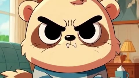 Finn glaring at the camera #foryou #cuteanimal #shorts #finn #cartoon #finncartoon