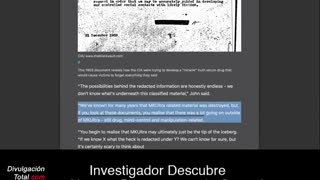 7-ENE-2019 Investigador Descubre Nuevos Documentos MK-ULTRA