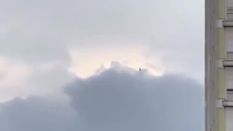 Some believe it might be a witch flying on a broomstick, while others are convinced it’s a UFO.