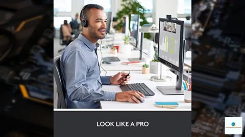 Logitech C920x HD Pro Webcam, Full HD 1080p/30fps Video Calling, Clear Stereo Audio, HD Li