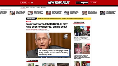 BREAKING : Fauci created and funded the Covid pandemic