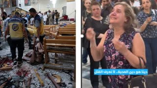 Powerful and Touching Video of Syrian Christian Woman Speaking from Site of Bombed Orthodox Church