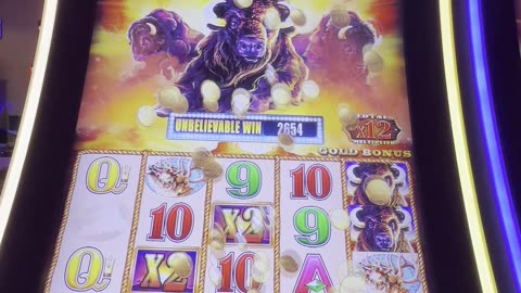 Win on #BuffaloGold slot 🎉🎰💵