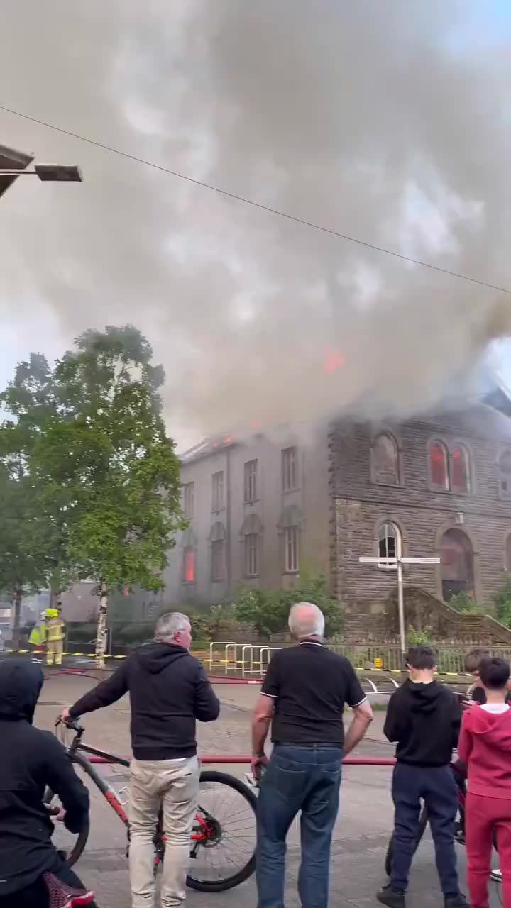 UK: A church in Wales was set on fire by 2 Pakistani migrants