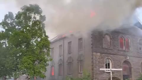 UK: A church in Wales was set on fire by 2 Pakistani migrants