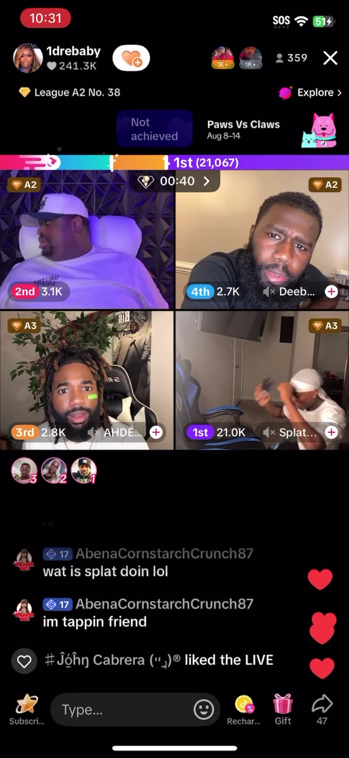 8/14/25 Drebaby making his way through TikTok and eating it up