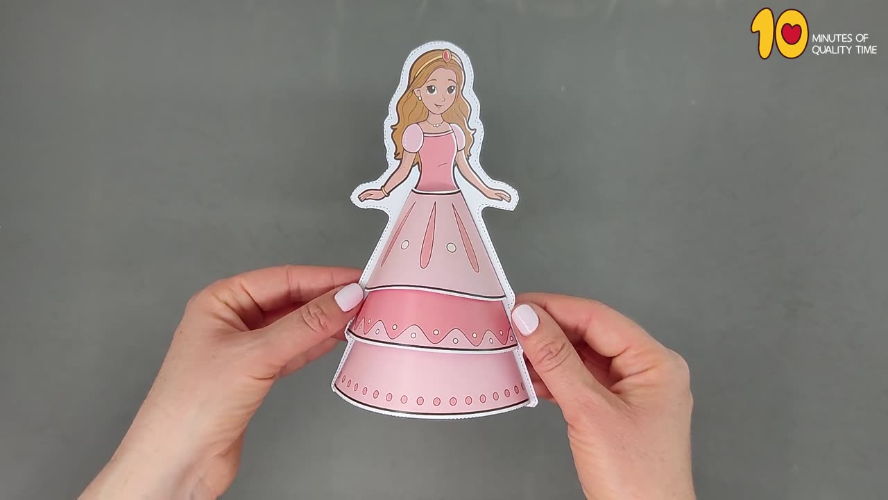 Princess 3D Dress Craft