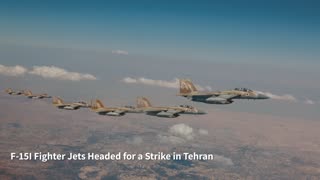 Footage of F-15I fighter jets headed for a strike in Tehran: