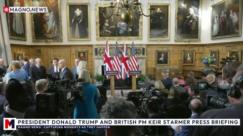🇺🇸|🇬🇧 President Donald Trump and PM Keir Starmer Press Briefing at Chequers Residence [LIVE]