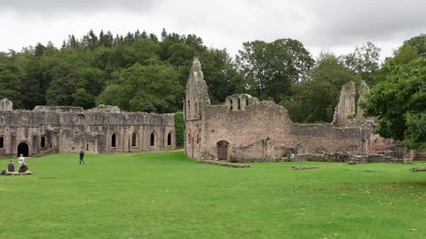 Fountains Abbey in Ripon, England