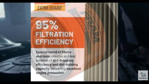 FRAM Extra Guard PH6607, 10K Mile Change Interval Spin-On Oil Filter, black
