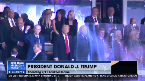 PRESIDENT TRUMP ATTENDS TONIGHT’S YANKEES GAME IN HONOR OF 9/11