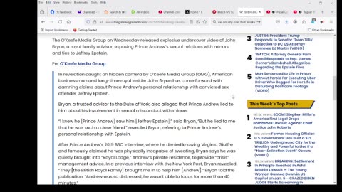 Prince Andrew’s Sexual Relations with Minors and Ties to Jeffrey Epstein